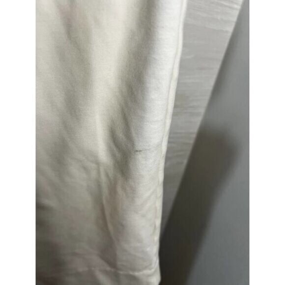 White Sleeveless Cutout Midi Dress With Keyhole Front & Open Back‎ Design - Picture 7 of 8